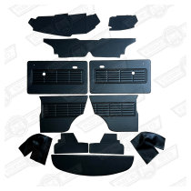 INTERIOR TRIM KIT-BLACK-CLUBMAN RHD-'69-'75