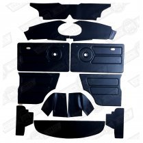 INTERIOR TRIM KIT-BLACK-OVAL NO VENTS-'69-'85
