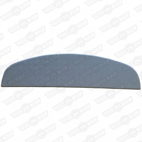 REAR PARCEL SHELF LINER-SILVER BROCADE-'59-'69