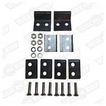 FITTING KIT- ONE PAIR DOOR CHECK STRAPS- EXTERNALLY HINGED CARS