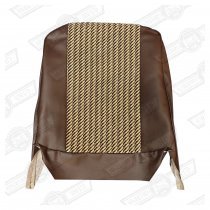 COVER-FRONT SEAT SQUAB-CHOCOLATE/SAWTOOTH-DISABLED DRIVER