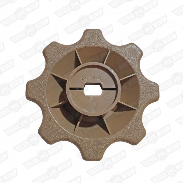 HAND WHEEL-SEAT RECLINING MECHANISM-STONE BEIGE-'93 ON