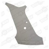 LINER-C POST-WITH SEAT BELT HOLE-COOL GREY RH