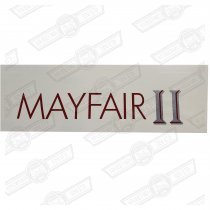 DECAL-BODYSIDE-TARGA/SILVER-MAYFAIR 2 JAPAN