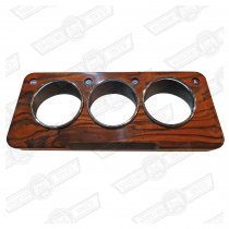BEZEL-WALNUT,S.BELT & SRS CHROME BEZELTRIPLE INST-JAPAN RHD