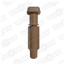 ESCUTCHEON-NON LOCKING HEADREST-STONE BEIGE-'93 ON