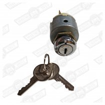 IGNITION SWITCH & BARREL ASSY. PRE '72 (LUCAS)