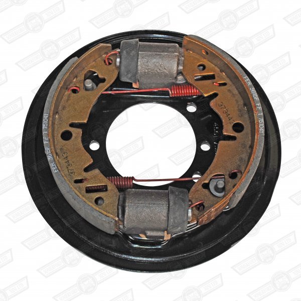 FRONT BRAKE AND BACKPLATE ASSEMBLY '67-'84-LH (GEN. CAPARO)