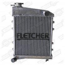 RADIATOR-FLETCHER,ALLOY 2 ROW. '59-'92