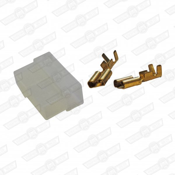 PLUG-TWO TERMINALS. WASHER PUMP ETC