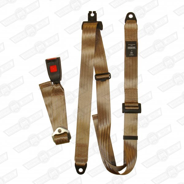 SEAT BELT KIT-REAR-LAP STRAP/DIAGONAL- 3 POINT-BEIGE