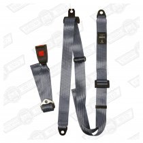 SEAT BELT KIT-REAR-LAP STRAP/DIAGONAL- 3 POINT-GREY