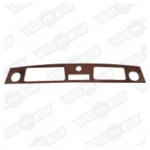 FASCIA-BARE. WALNUT. 1 AUX INSTRUMENT NO AIR CON LHD