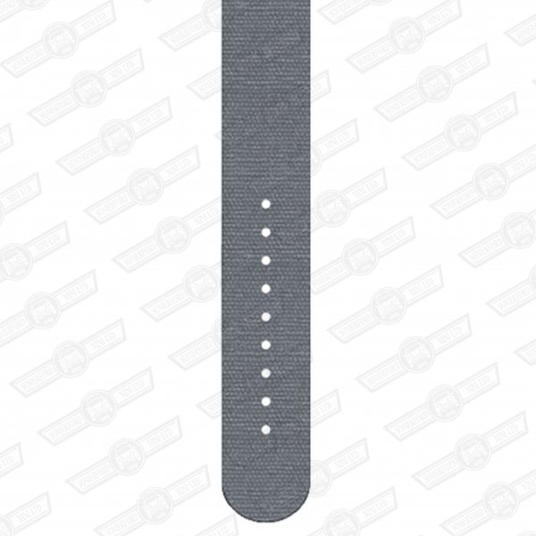 REC WATCH STRAP-22mm, GREY NYLON- SATIN BUCKLE