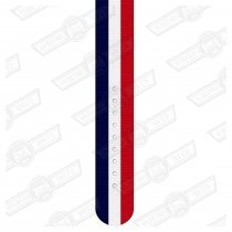 REC WATCH STRAP-22mm,RED/WHT/BLU 3 STRIPE NYLON-SATIN BUCKLE