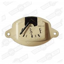 FUEL GAUGE-MAGNOLIA FACE-'64-'85-FITS IN SPEEDO