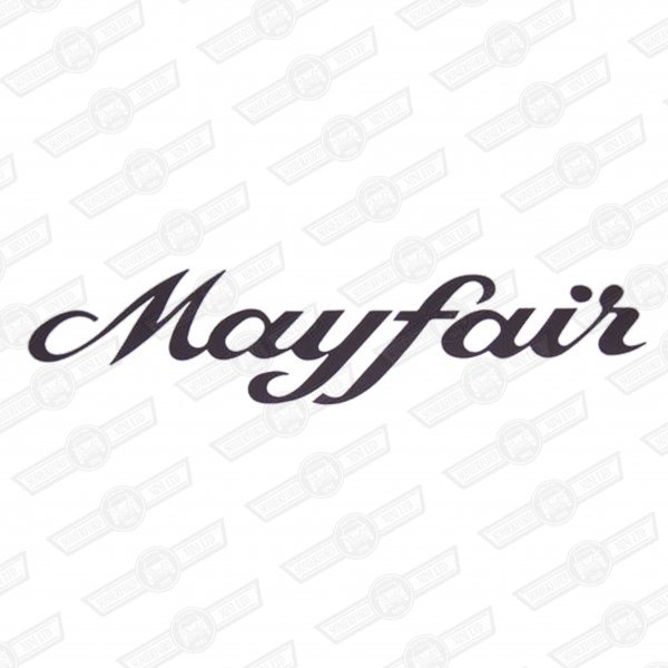 DECAL-BODYSIDE LH-'MAYFAIR'-NIMBUS GREY