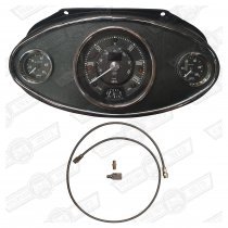 OVAL DASH PACKAGE-ELECTRONIC INSTRUMENTS BLACK FACE MPH