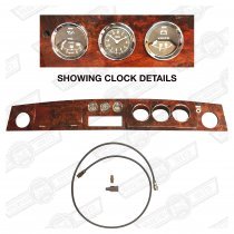 DASH PACKAGE-WALNUT 3+3 BLACK VOLT,CLOCK,OIL RHD MPI