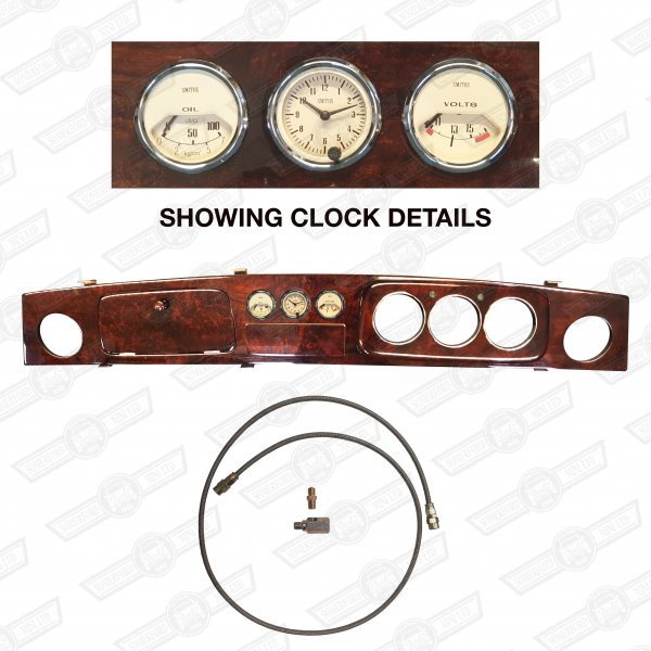 DASH PACKAGE-WALNUT 3+3 MAGNOLIA VOLT,CLOCK,OIL RHD