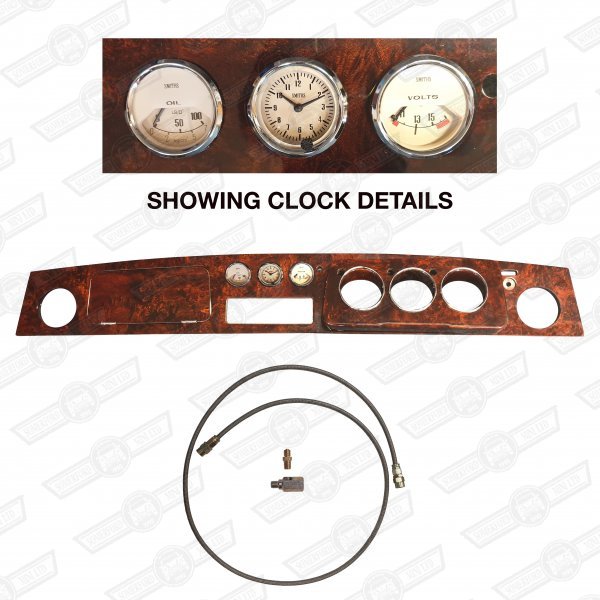 DASH PACKAGE-WALNUT 3+3 MAGNOLIA VOLT,CLOCK,OIL RHD MPI