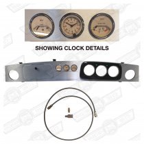 DASH PACKAGE-ALUMINIUM 3+3 MAGNOLIA VOLT,CLOCK,OIL RHD