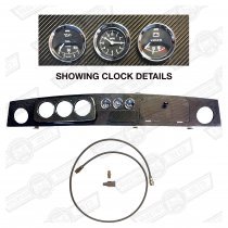 DASH PACKAGE-CARBON FIBRE 3+3 BLACK VOLT,CLOCK,OIL LHD