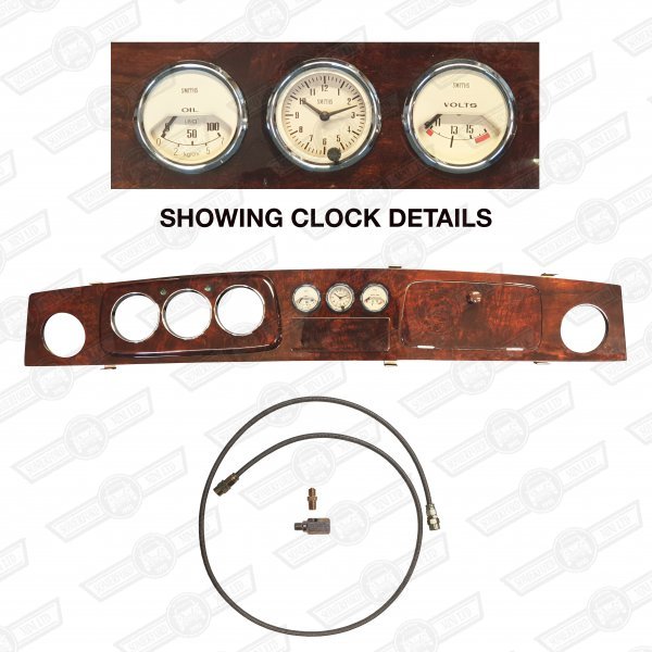 DASH PACKAGE-WALNUT 3+3 MAGNOLIA VOLT,CLOCK,OIL LHD