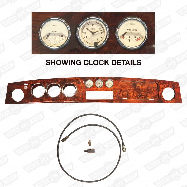 DASH PACKAGE-WALNUT 3+3 MAGNOLIA VOLT,CLOCK,OIL LHD MPI