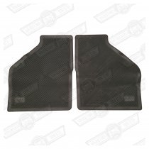 VALTAIN HIGH QUALITY RUBBER FRONT FLOOR MATS- PAIR