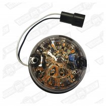 INDICATOR UNIT-FRONT,SMOKED LENS, LED BULB.use with S6081LED