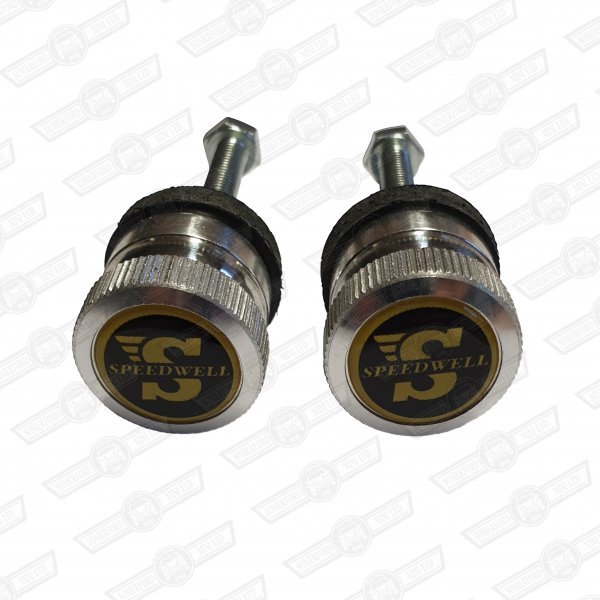 SPEEDWELL GRILLE BUTTONS-ALLOY WITH LOGO