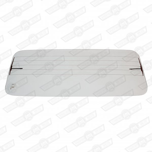 GLASS-REAR WINDSCREEN-CLEAR-HEATED-'67 ON