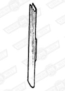 FINGER PULL-SLIDING GLASS-REAR LH-TRAV.-'60-'73