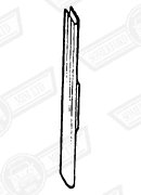 FINGER PULL-SLIDING GLASS-REAR LH-TRAV.-'60-'73