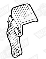 CATCH-SLIDING REAR WINDOWS-TRAV.& ESTATE-'60-'68