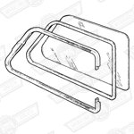 QUARTER LIGHT ASSY.-CLEAR GLASS-RH-'59-'66