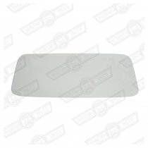 GLASS-REAR WINDSCREEN-CLEAR, UNHEATED,MK2 ONWARDS