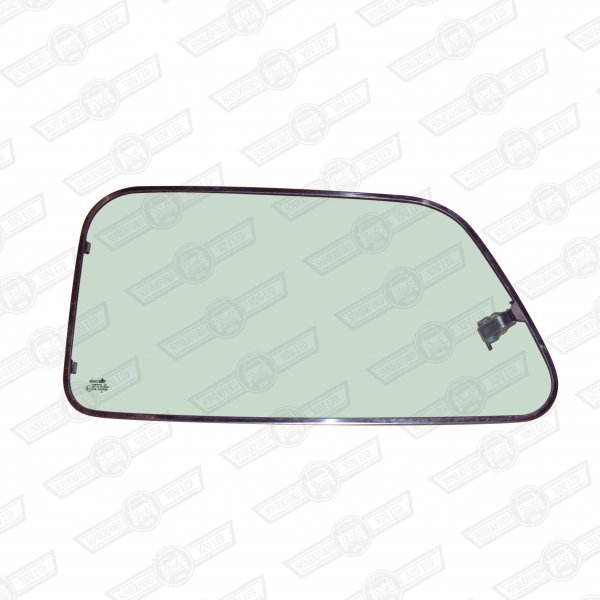 QUARTER LIGHT ASSEMBLY-GREEN TINTED-LH