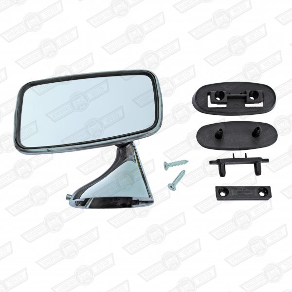 DOOR MIRROR-STAINLESS-LH GENUINE TEX