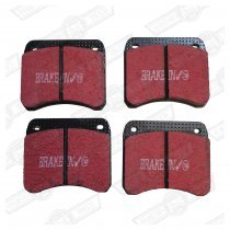 BRAKE PAD SET-EBC BLACK STUFF,998 COOPER 7 '' DISC