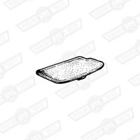 BOOT BOARD WITH CARPET-BLACK-SINGLE 7.5 GALLON TANK