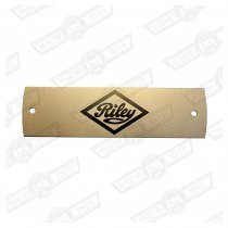 PLATE- ROCKER COVER-'RILEY'-'61-'65