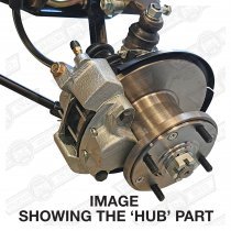 FRONT SUBFRAME & RUNNING GEAR-'76-'96 7.5'' DISC BRAKES