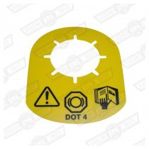 TAG- DOT 4 BRAKE FLUID- INTEGRAL MASTER CYLINDERS