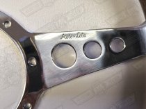MOTOLITA STEERING WHEEL MK3 13'' WOOD POLISHED SPOKES DISHED THICK GRIP