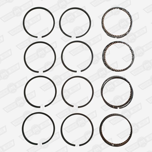 RING SET (CHROME TOP)-FOR ORIGINAL 3 RING PISTONS 1275cc '90 ON STD. SIZE
