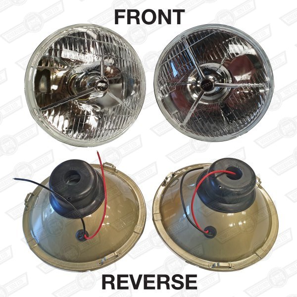 HEADLAMP-PAIR LUCAS 700 REPLICA. RH DRIVE