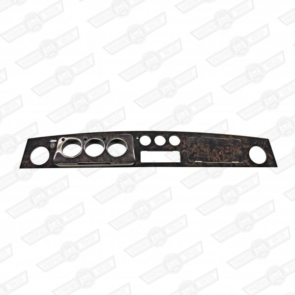 DASH-WALNUT MPI REPLACEMENT 3 + 3 AUX. GAUGES CHROME BEZELS LHD