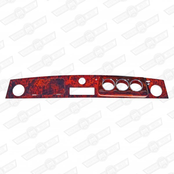 DASH-WALNUT MPI REPLACEMENT 3 + 1 AUX. GAUGE CHROME BEZELS RHD